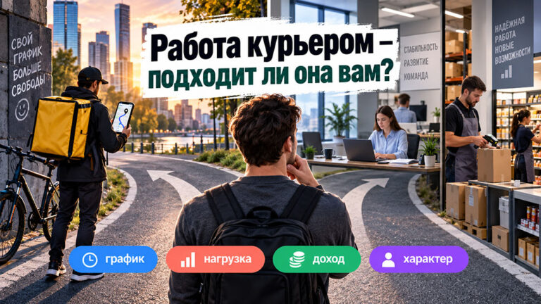 Кому подходит работа курьером, а кому лучше выбрать другую подработку